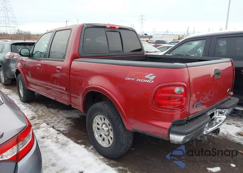 2002 Ford F-150 Lariat/Xlt from USA, damaged, VIN 1FTRW08L22KD30413